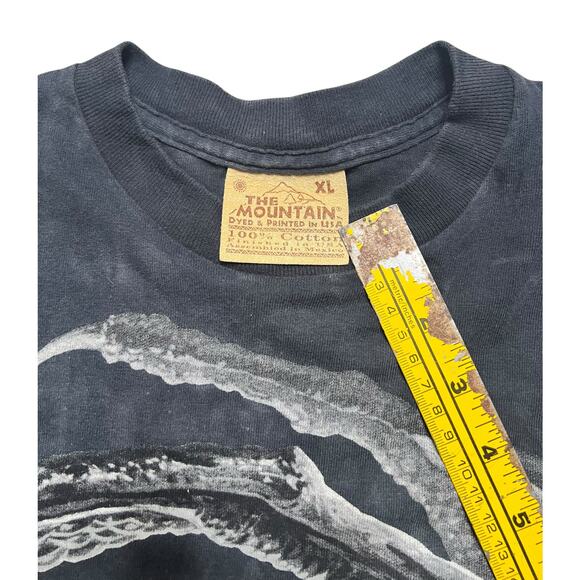 Vintage The Mountain Large Print Dragon Tie Dye T-Shirt - Y2K Graphic Tee - XL - Picture 3 of 7